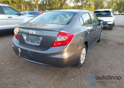 2012 Honda Civic Lx из США, поврежденный, VIN 19XFB2F5XCE094371